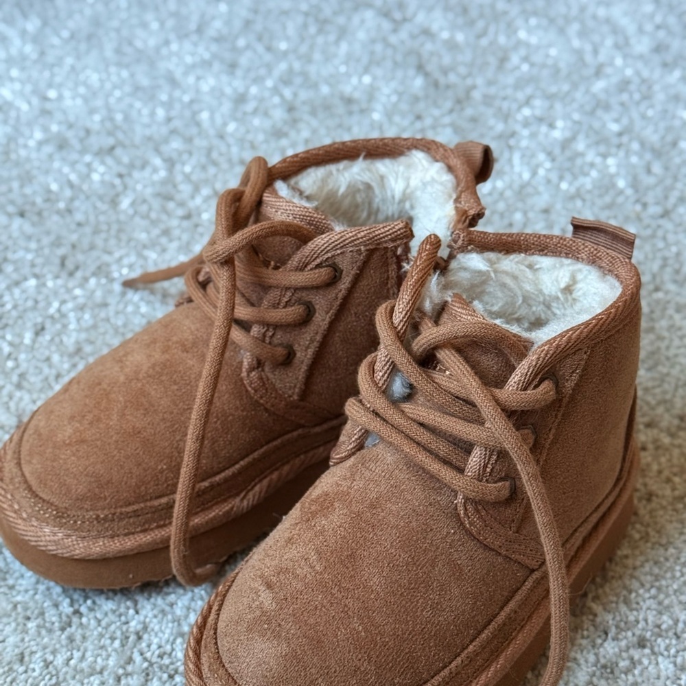 Cozy Brown Kids Boots